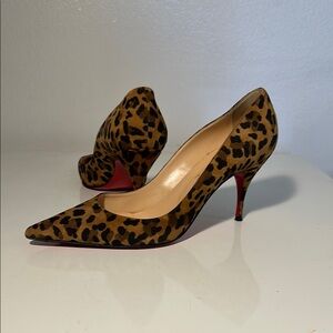 Christian Louboutin Leopard Print Heels 39